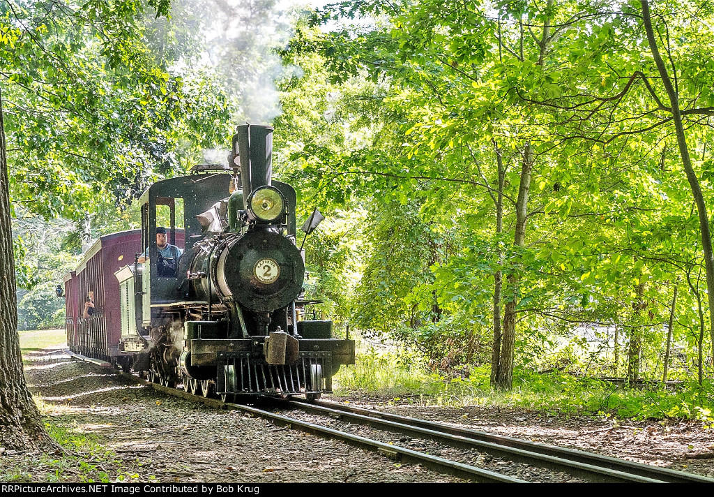 Compania Agricola de Guatemala steam locomotive number 2 at Hesston